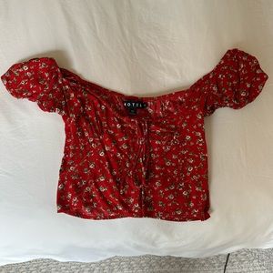 Floral Crop Top🪸
